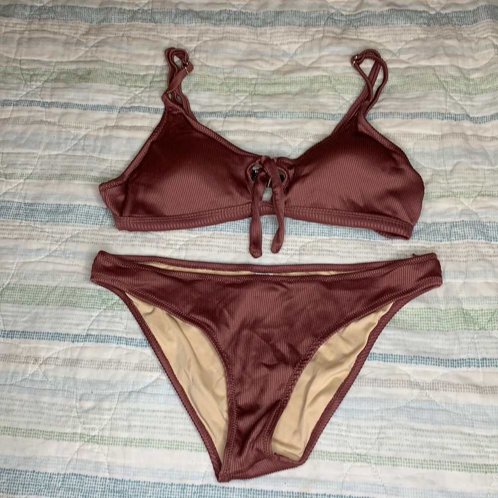 Mauve bathing suit